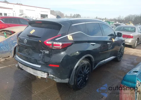 2020 Nissan Murano Platinum Intelligent Awd from USA, damaged, VIN 5N1AZ2DS1LN113573